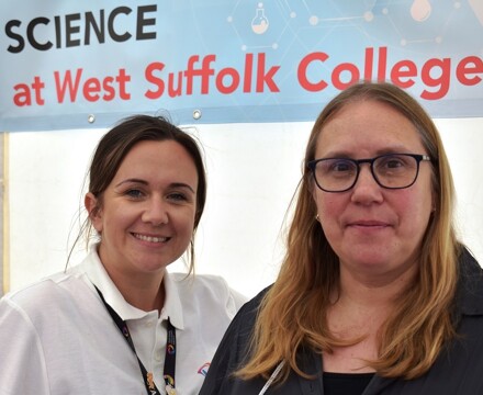 3Science team promoting courses at the Suffolk Show