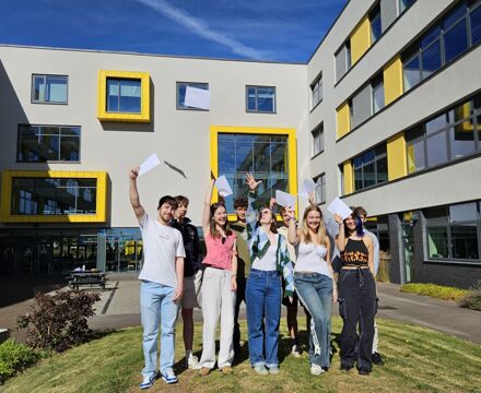 Abbeygate students celebrate their glowing results